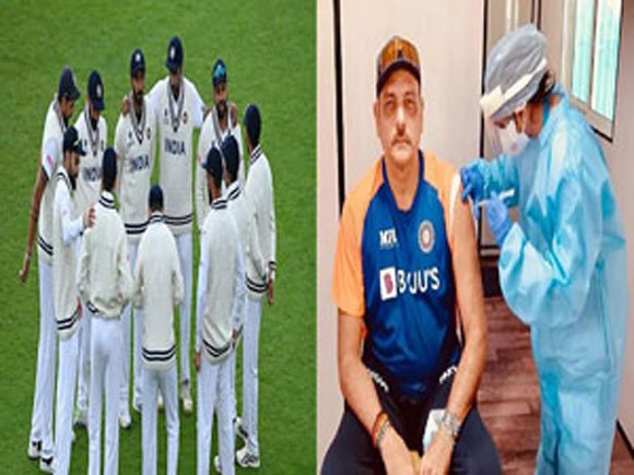 IND Squad Get 2nd Shot Covid 19 Vaccine